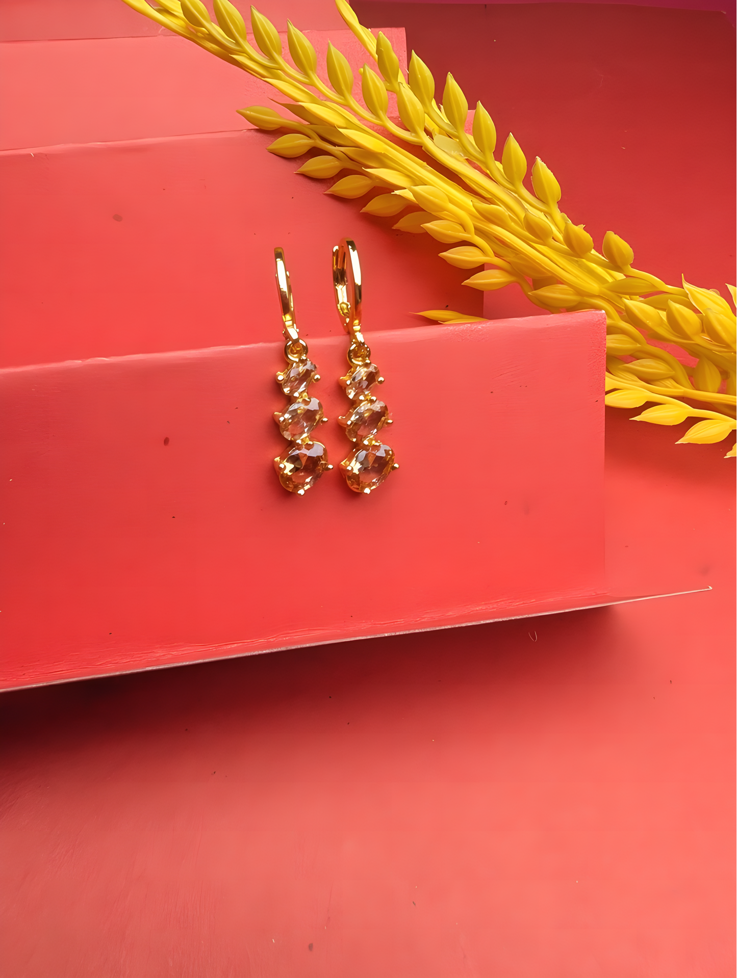 Elegant Midnight Drop Earrings