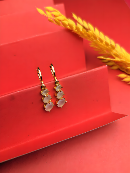 Elegant Midnight Drop Earrings